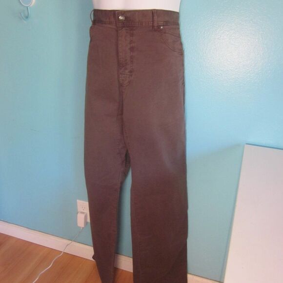 Prana Mens Brown Cotton Straight Leg Pants Waist 38 Inseam 34 - Picture 1 of 12